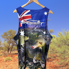 OZ Fresh Water Fishing Singlet