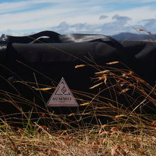 Weather-resistant medium square canvas bag