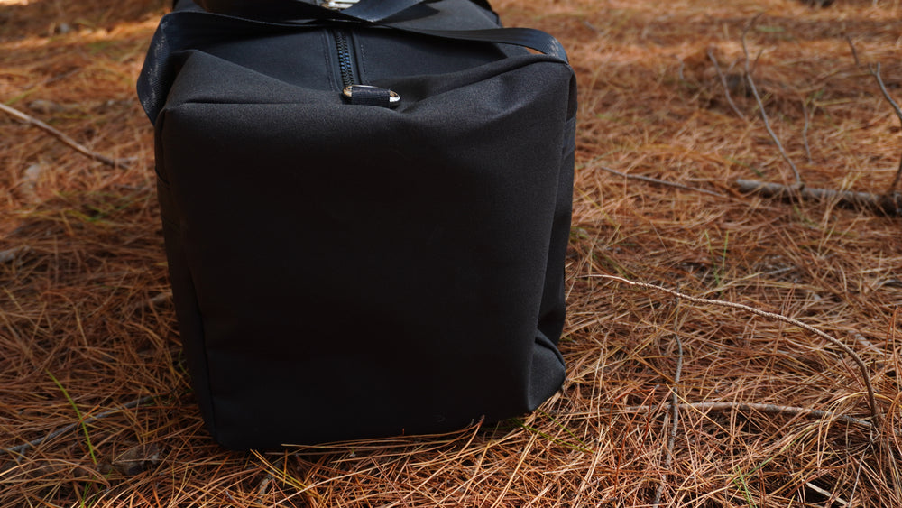 Jessica Medium Square Canvas Gear Bag with a rectangular duffel design for maximum storage.