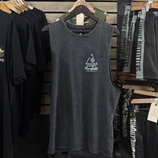 79 Series Singlet - Stone Wash Black
