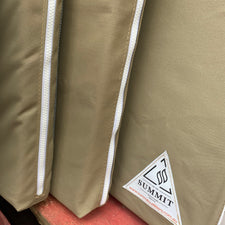 Canvas dog bed handcrafted in Mansfield, Victoria, using trusted High Country craftsmanship