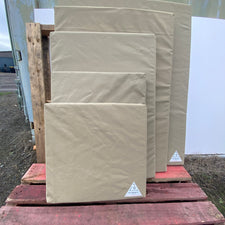 Heavy-duty canvas dog bed with full-length zip, built to withstand dust