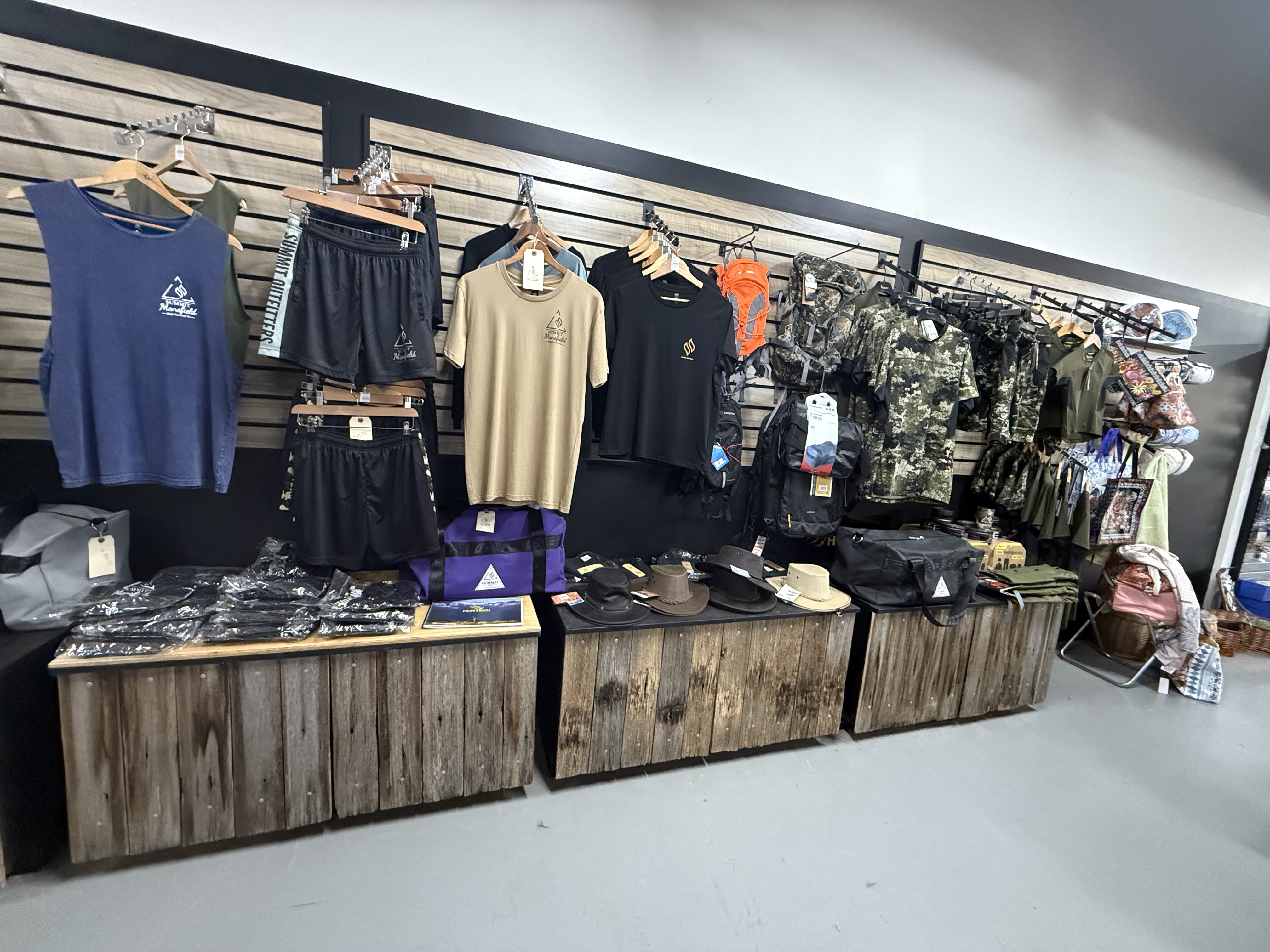Summit Outfitters Merchandise and Canvas Products