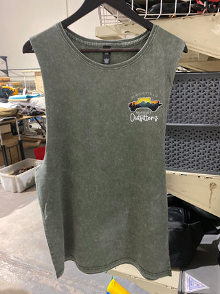 Summit Outfitters Yowie Singlet - Stone Wash Green - Summit Outfitters Mansfield