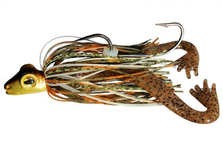 tackle tactics froggerz spinnerbait lure colour brown rocket, fishing lure, size senior