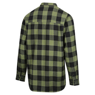 RIDGELINE | Mens Organic Check Shirt - Olive - Summit Outfitters Mansfield