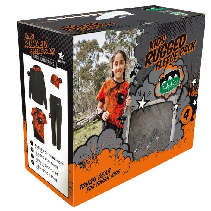 RIDGELINE | Kids Rugged Pack - Blaze Camo & Black - Summit Outfitters Mansfield