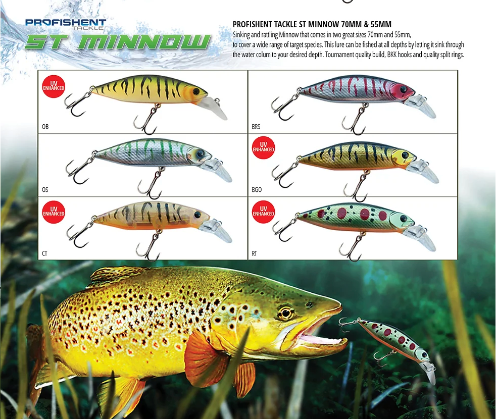PROFISHENT  ST Minnow Lure 70mm - Summit Outfitters Mansfield